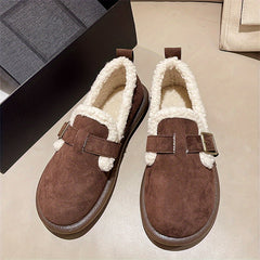 Winter Plush Lined Snow Boots Thermal Warm Snow Shoes