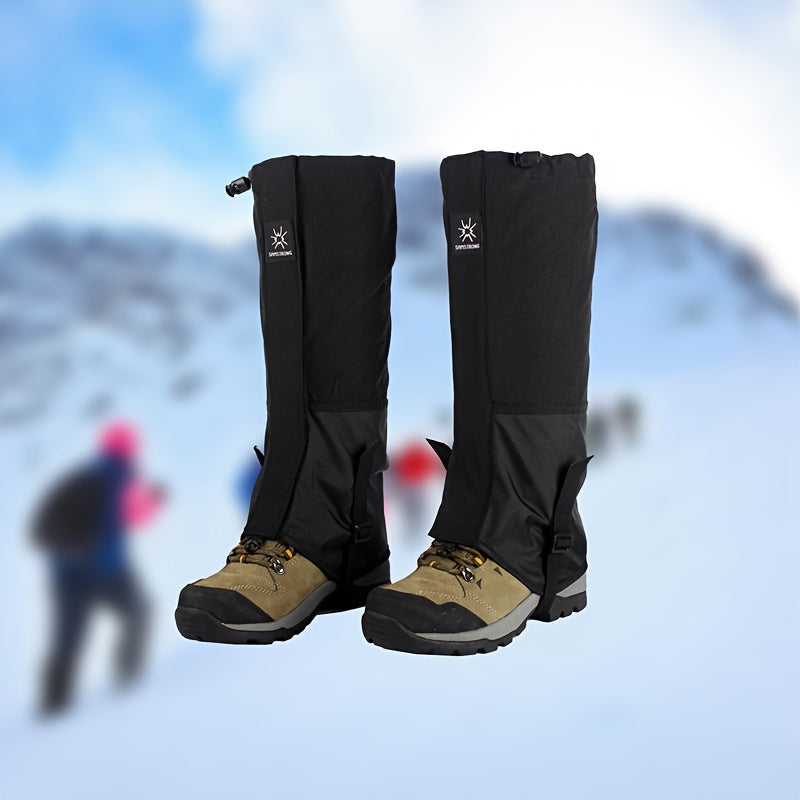 Adjustable Waterproof Snow Leg Gaiters for Hiking