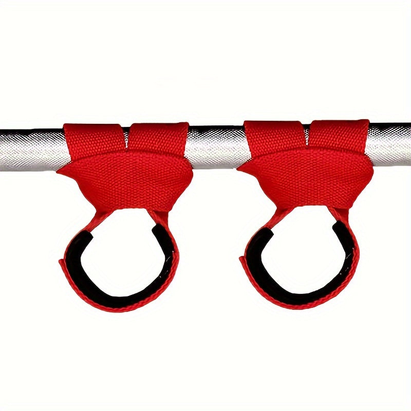 2pcs Non-slip Wrist Straps for Barbell Lifting and Fitness Training