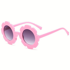 Y2K Flower Shape Sunglasses for Girls, Outdoor Sun Protection Party