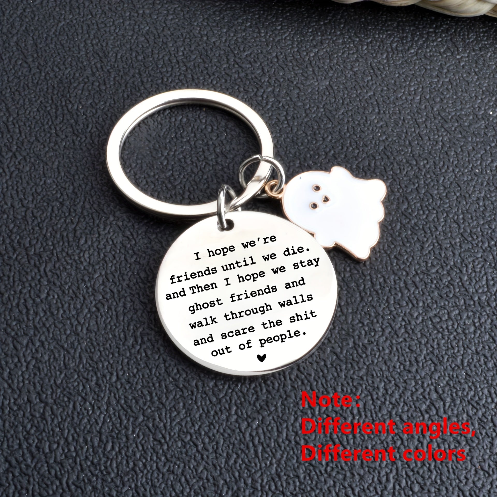 Kpop Cartoon Halloween Keychain Stainless Y2K Car Key Chain For Girls