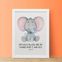 Watercolor Style Small Animals Poem Poster - Modern Art Decor