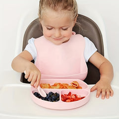 2 Piece Suction Plates for Babies & Toddlers - Stay Put with Suction