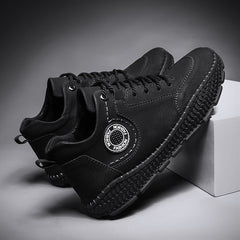Men's Ankle Boots Stitching Casual Outdoor Non Slip Walking Sneakers