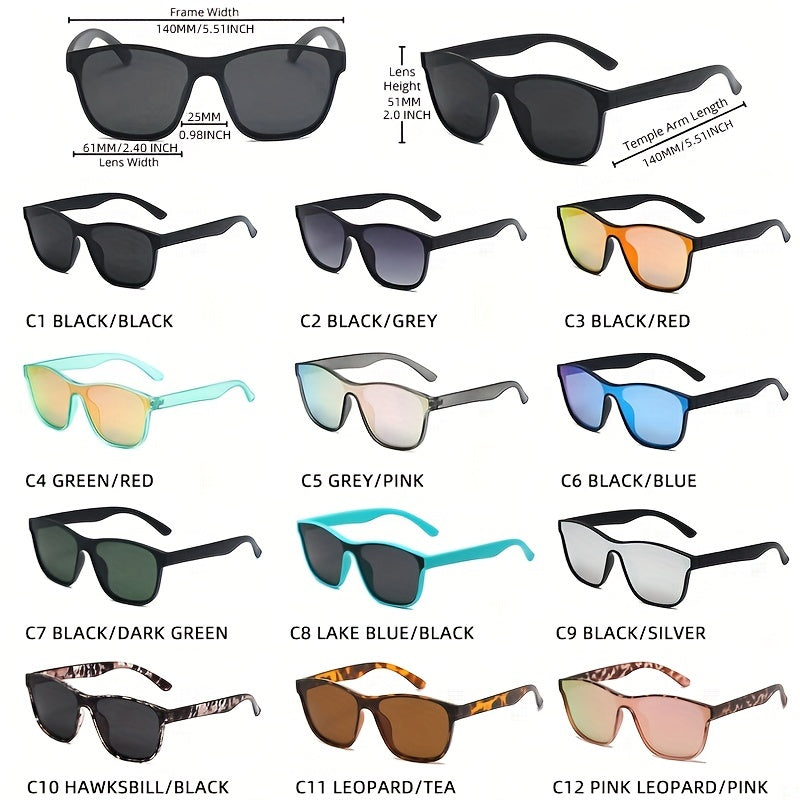 Square Polarized Sunglasses Men Square Male Sun Glasses UV400
