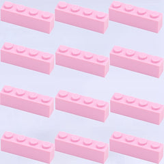 12 PCS 1X4 Thick High Wall Bricks Building Blocks Set