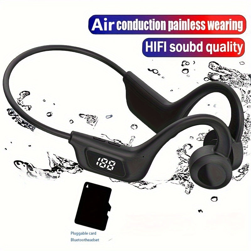 Wireless Ear Hook Stereo Earphone with MP3 Player