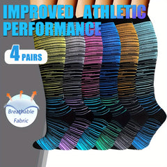 Copper Compression Socks 10-20 mmHg Knee High for Women & Men