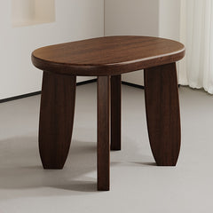 Solid Wood Stool Walnut Shoe Changing Stool Creative Household Small Stool