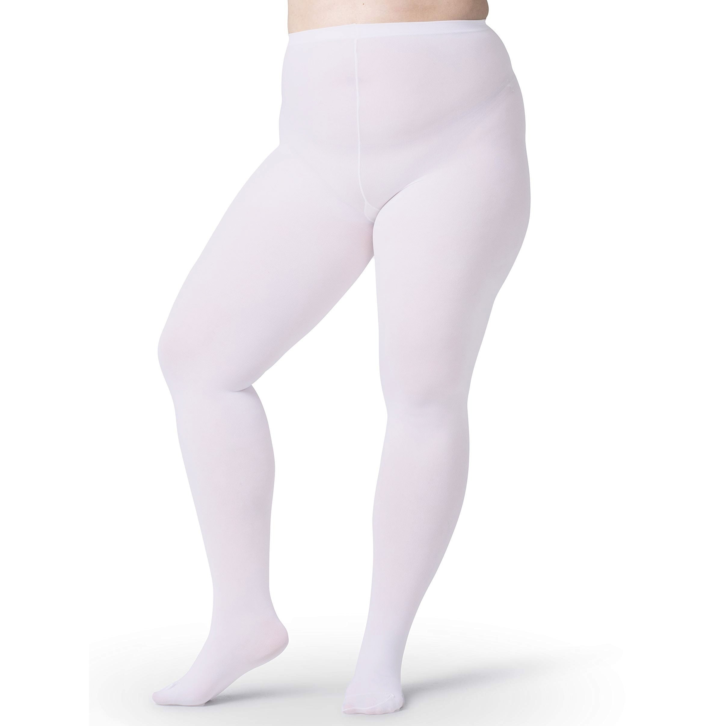 Solid Semi Opaque Control Top Pantyhose