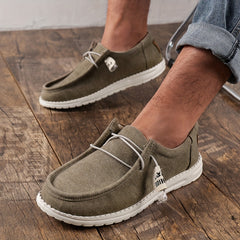 Men's Lightweight Loafer Shoes with Shoelaces