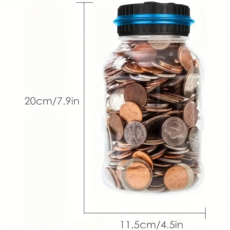Digital Saving Money Box Coins Automatic Counting Large Capacity