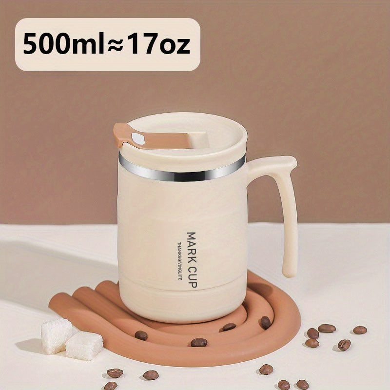 Stainless Steel Soup Cup 17oz w/ Spoon & Lid