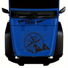 Mountain Compass Car Decoration Scratch Cover Sticker