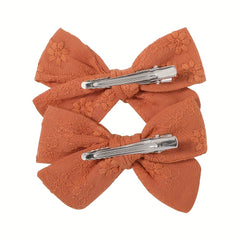 Baby Girls Bow Hair Clips Decorative Headwear Accessories