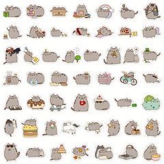 100pcs Funny Cat Stickers - Waterproof Stickers for Water Bottle Laptop