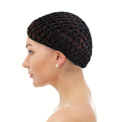 Mesh Crochet Hair Net Woven Hair Cap Bonnet Night Cap Sleep Cap For Women