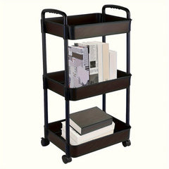 3-Layer Organizer Storage Cart Bookshelf Office School Supplies