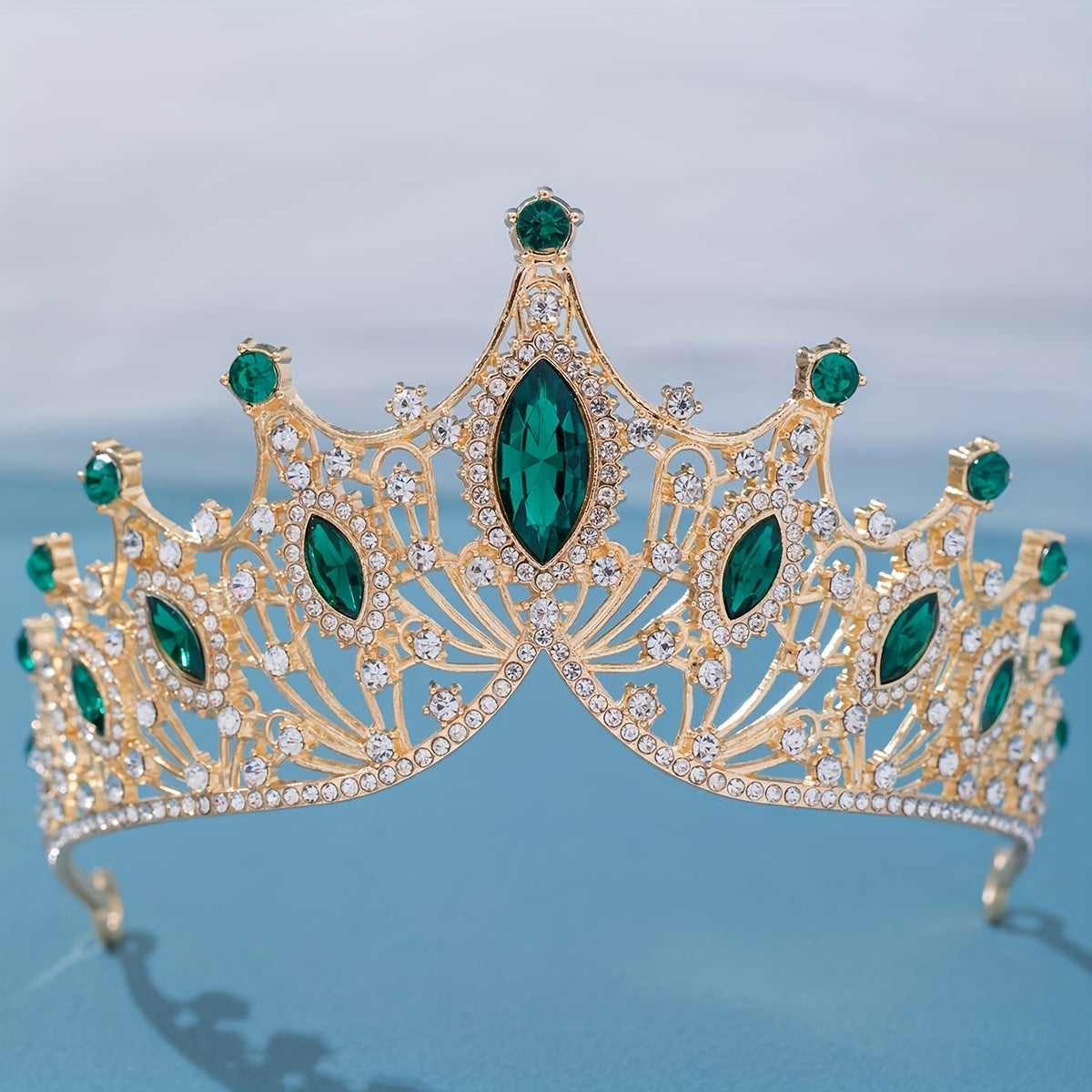 Crystal Rhinestone Bridal Tiara Crown Wedding Hair Accessory