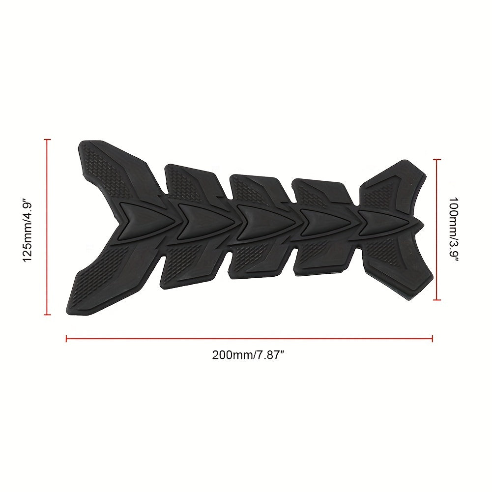 3D Motorcycle Gel Gas Tank Pad Protector Universal Fish Bone Sticker