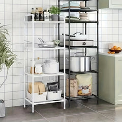 Metal Microwave Storage Shelf for Kitchen, Durable Organizer