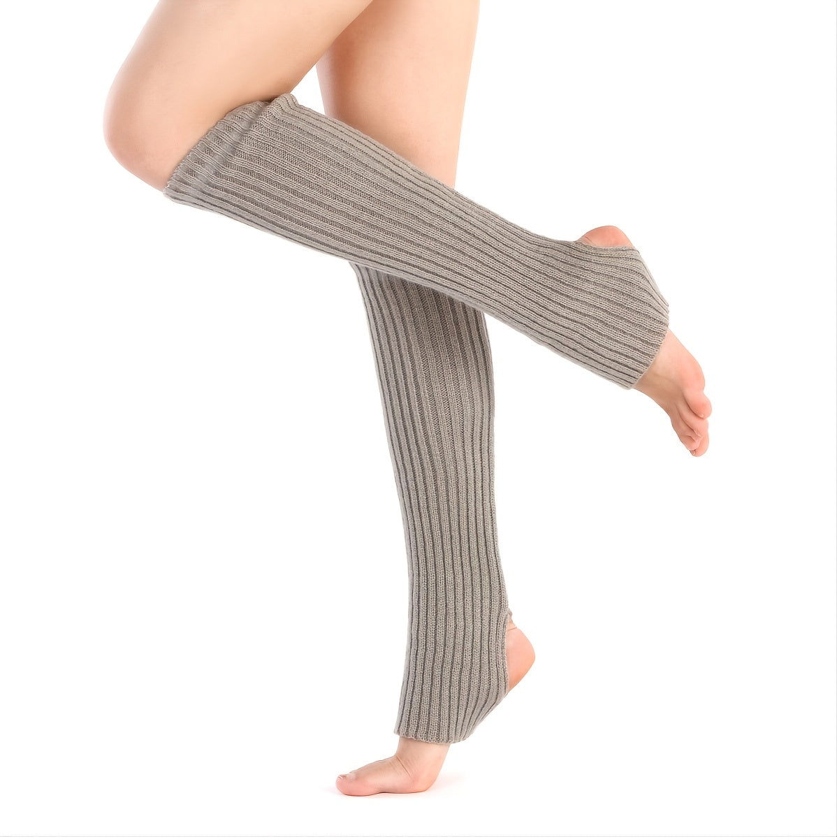 80s Ribbed Knit Leg Warmer Costume Leg Warmers Sports Accessories