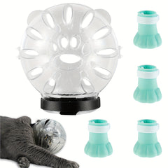 Adjustable Breathable Transparent Cat Muzzle - Keep Your Cat Safe & Comfortable