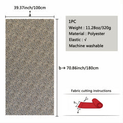 Leopard Pattern Soft Smooth Skin Friendly Fabric 5.90 ft