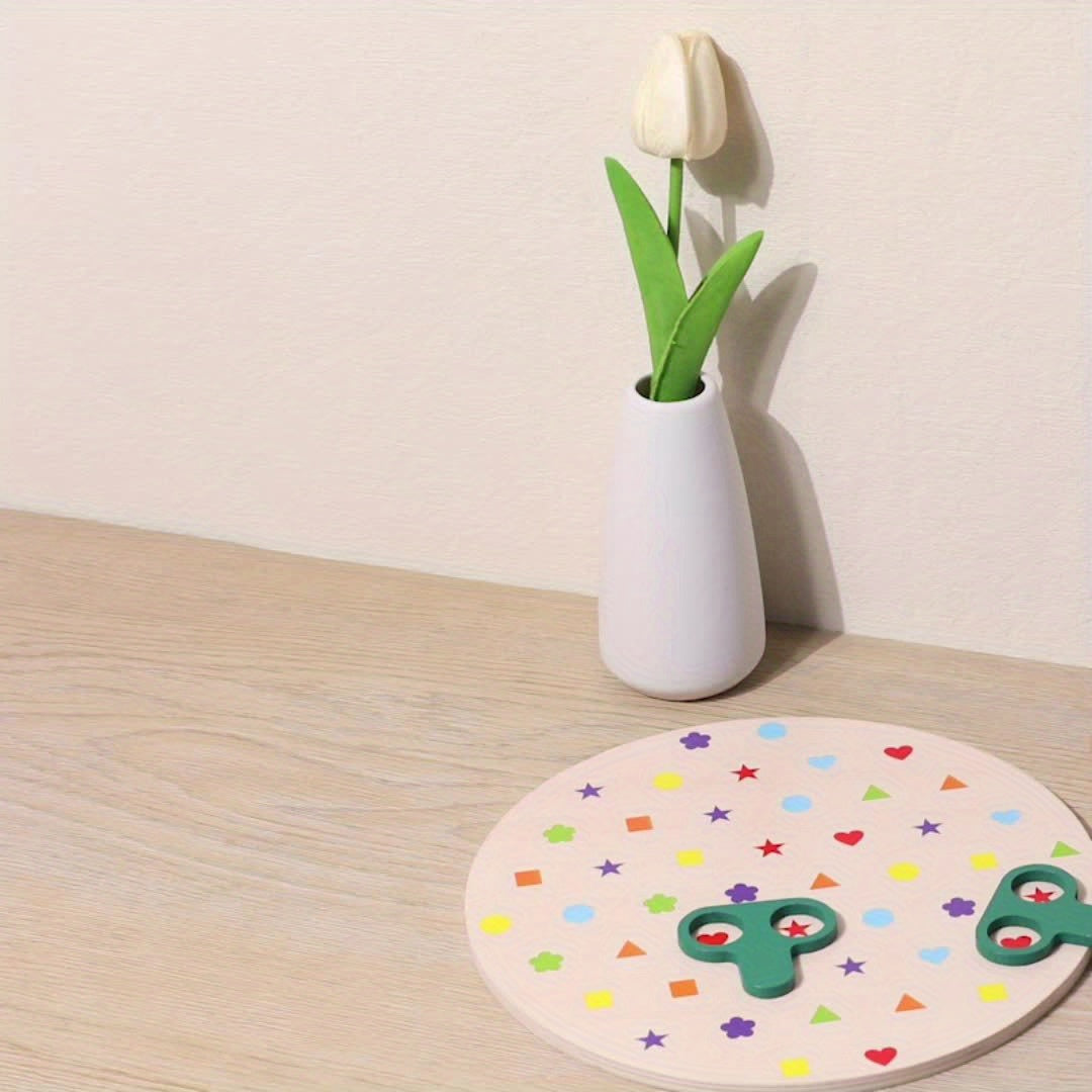 Wooden Educational Puzzle Game Shape Recognition Toy