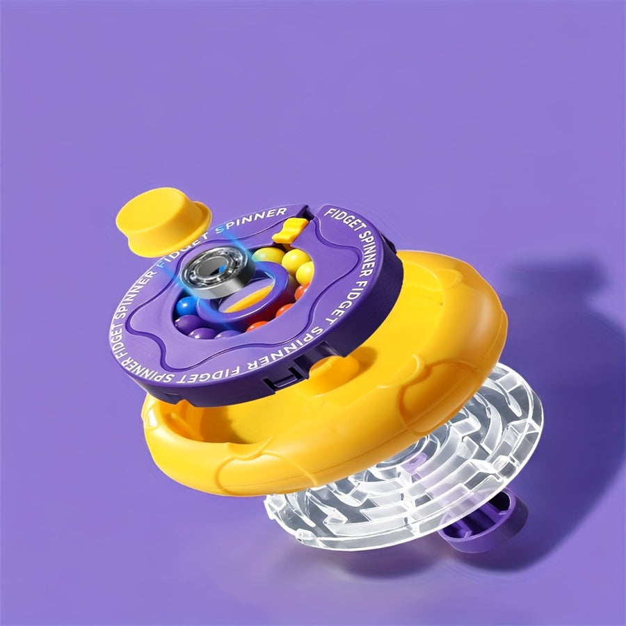 Carrot Finger Spinning Top Toy 2 in 1 Brain Teaser
