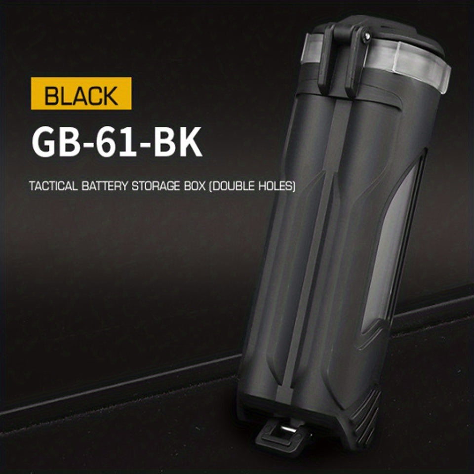 Waterproof MOLLE Case for CR123 AAA Batteries