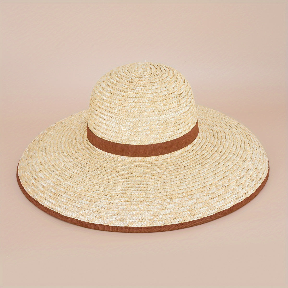 Big Brim Straw Hat Men Women Summer Beach French Sun Hat
