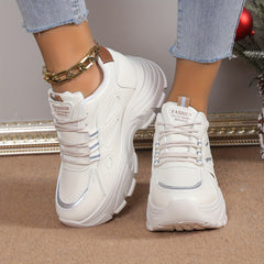 Thick Sole Running Shoes Wear Resistance Non Slip Sneakers