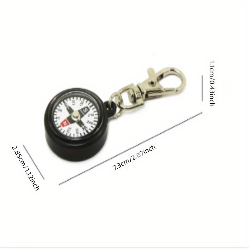 Portable Compass Keychain for Hiking Backpacking