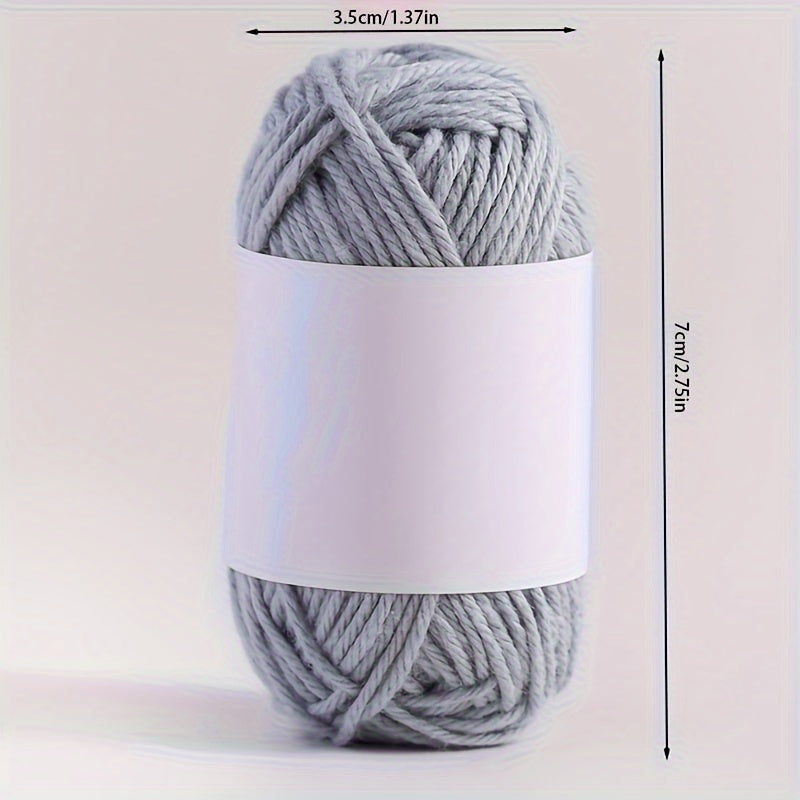 9pcs Multicolor Yarn Crochet Craft Yarn for Hand Knitting Crocheting 10g