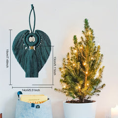 Macrame Angel Kit Christmas Hanging Ornament Wall Decor DIY Set