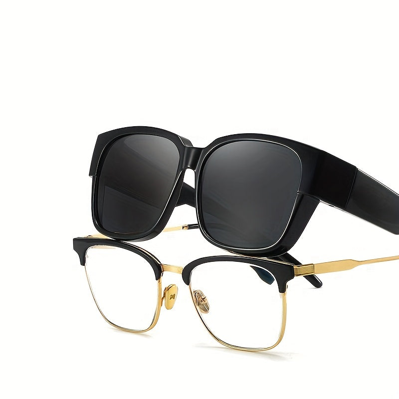 Polarized Wrap Around Fit Over Sunglasses TR90 UV400