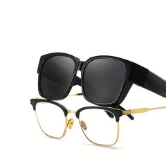 Polarized Wrap Around Fit Over Sunglasses TR90 UV400