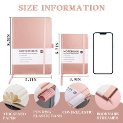 Rose Golden Bandage Notebook Business Notepad Foreign Trade Small Notebook
