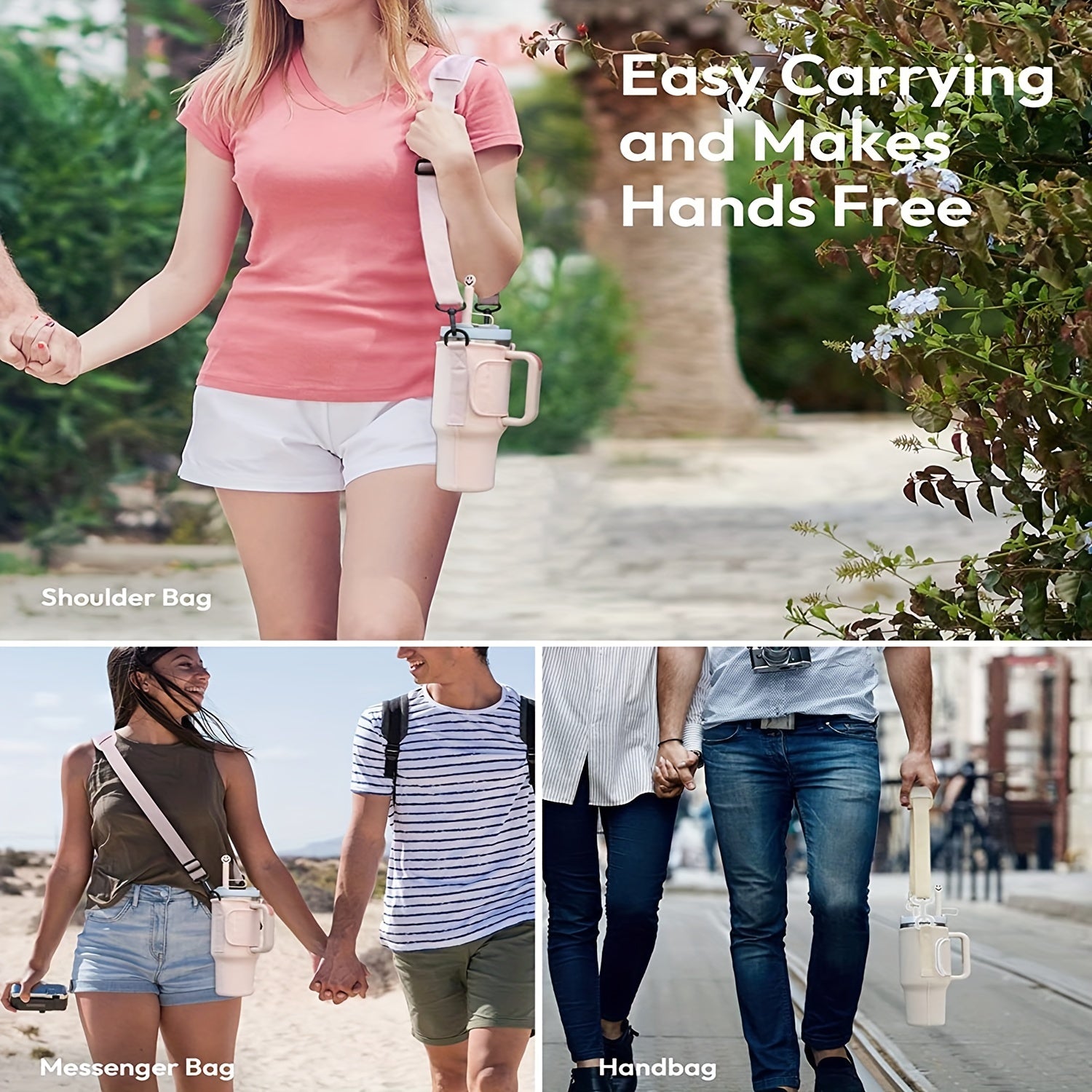 Heat Resistant Cup Sleeve for 40oz Vacuum Cup - Portable Handle Protective Bag