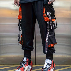 Halloween Men's Cargo Jogger Pants Hip Hop Style
