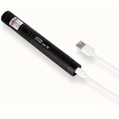 Green Laser Pointer USB High Powerful Red Dot 10000m Batteries Embedded