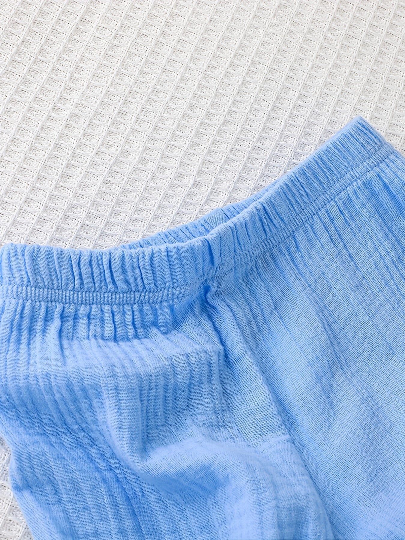 Girls' Cotton Linen Jogger Pants with Pockets