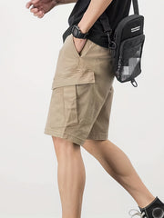 Men's Casual Pocket Cargo Shorts for Summer Outdoor Activities