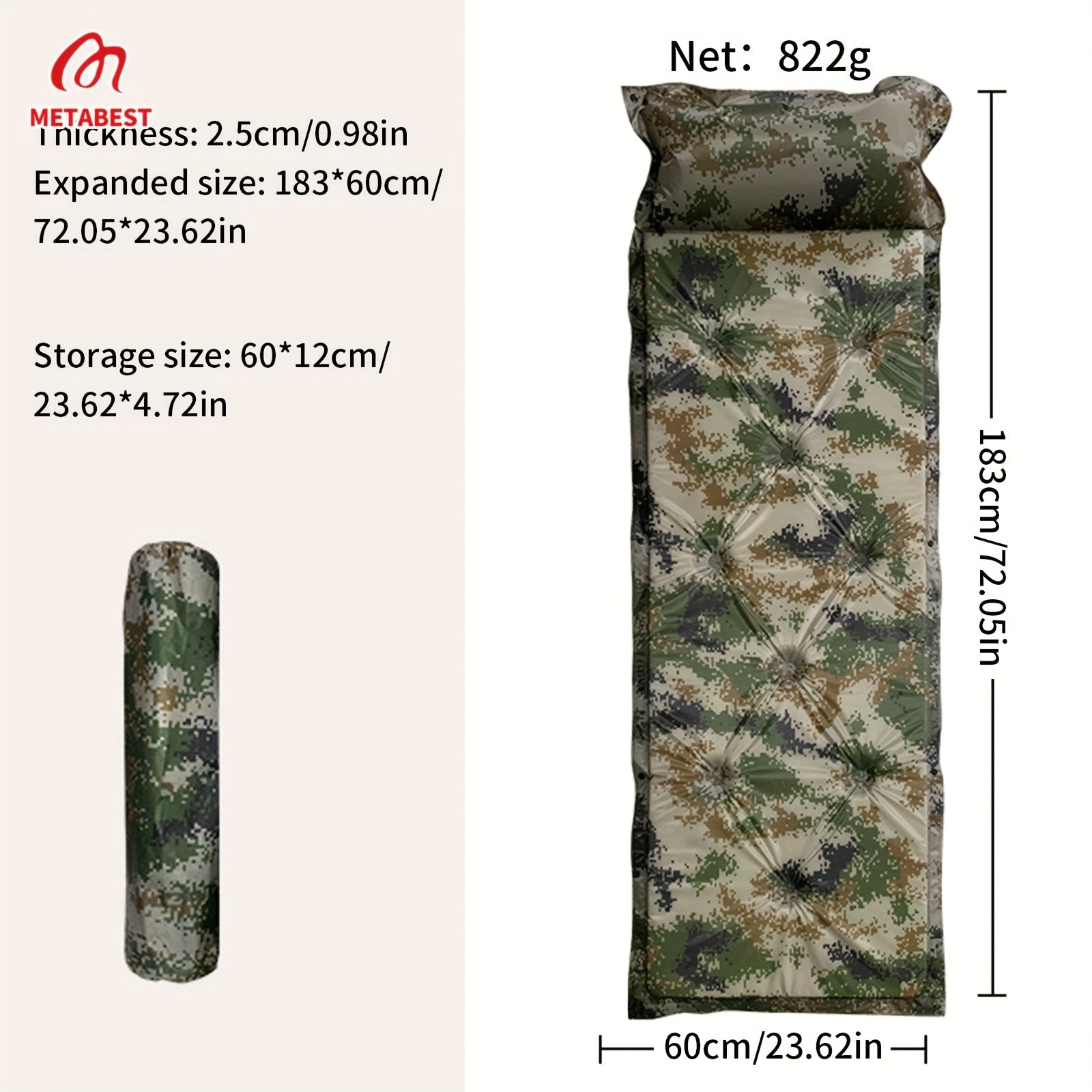 Automatic Inflatable Mattress Camping Tent Sleeping Pad