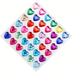 10mm Love Diamond Makeup 3D Sticker Self-adhesive Nail Art Phone Crystal