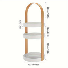 3 Layer Cosmetics Organizer Stand Coffee Table Snack Fruit Cupcake Rack