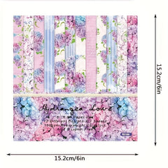6" Single Sided Pattern Paper for DIY Album Scrapbook - LOVE Theme