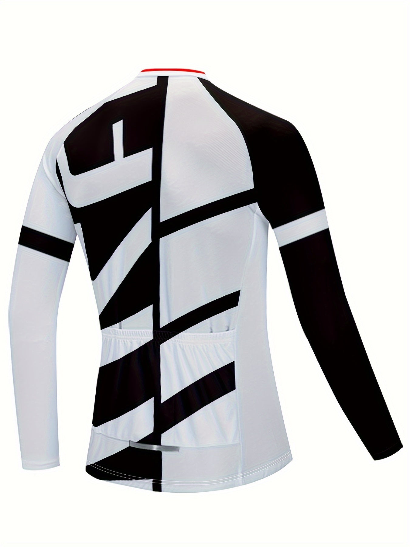 Men's Cycling Jersey Stretch Breathable Long Sleeve Sportswear