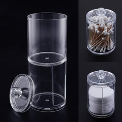Acrylic Cotton Pads Holder Makeup Storage Containers